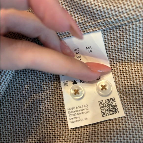 NEW Hugo Boss Brown Houndstooth Men’s Shirt - Picture 6 of 6